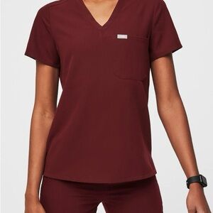 Figs Scrubs Catarina Burgundy Medium